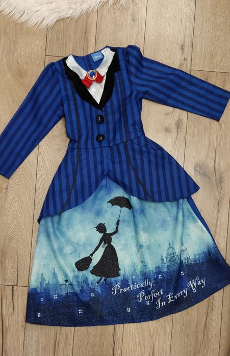 Kostium przebranie strój karnawałowy Mary Poppins Disney
