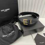 Ремень шкіра ysl Yves Saint Laurent люкс ив сен лоран