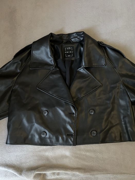 Курта косуха укорочений тренч