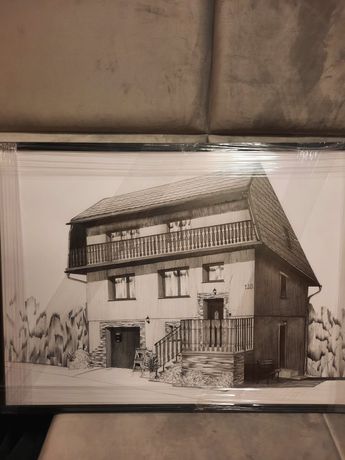 Własnoręczny rysunek domu