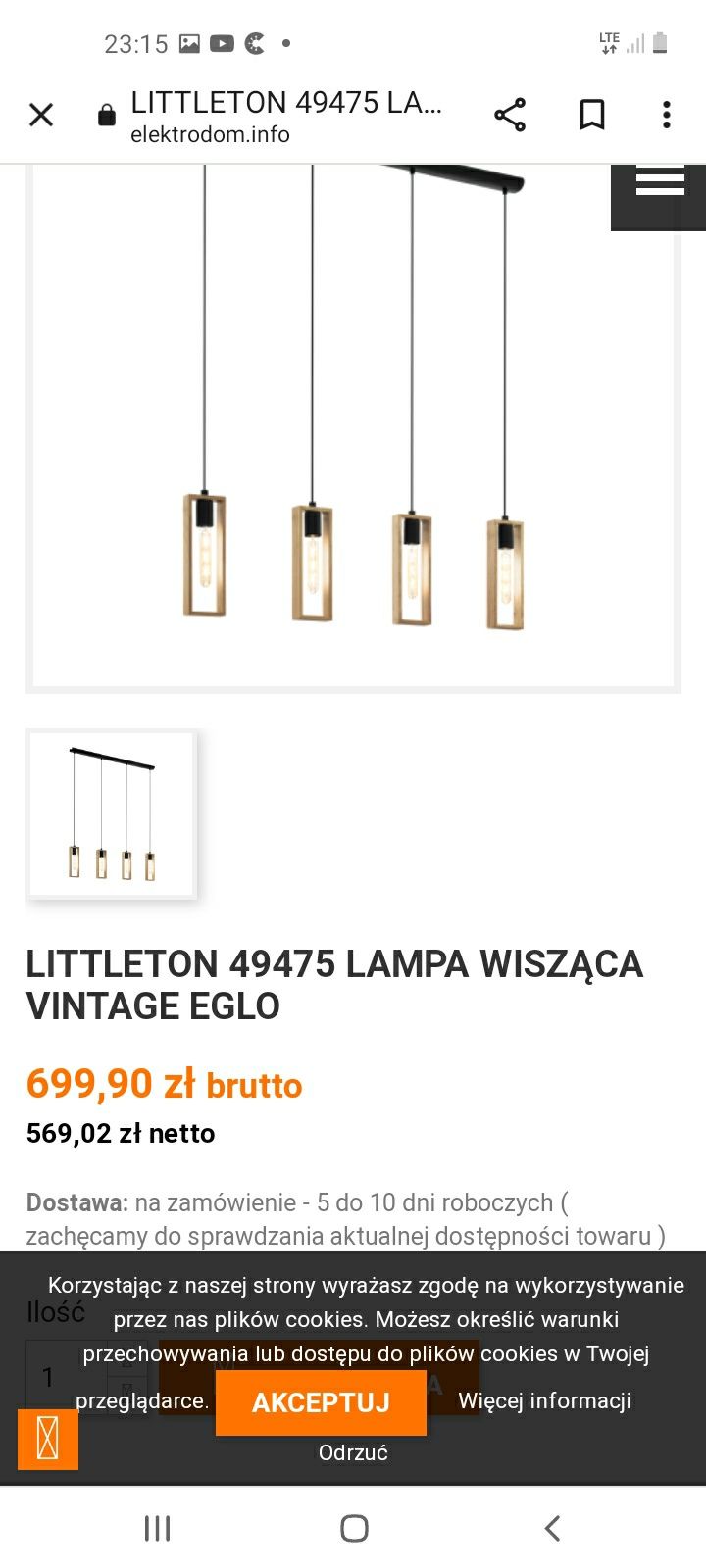 Lampa zyrandol            .