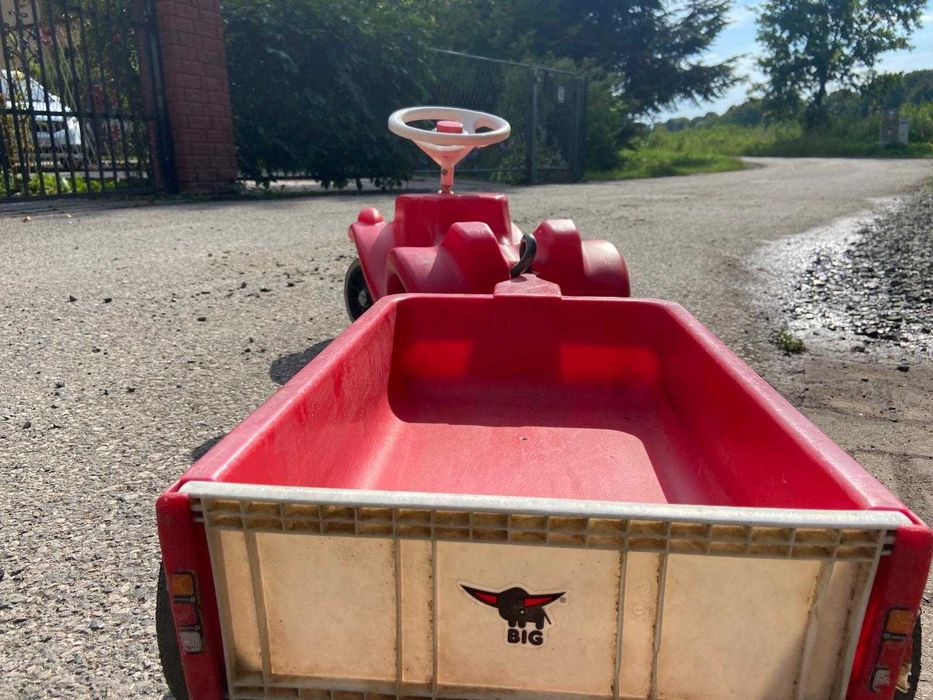 Big Bobby Car Classic jeździk odpychacz z przyczepką