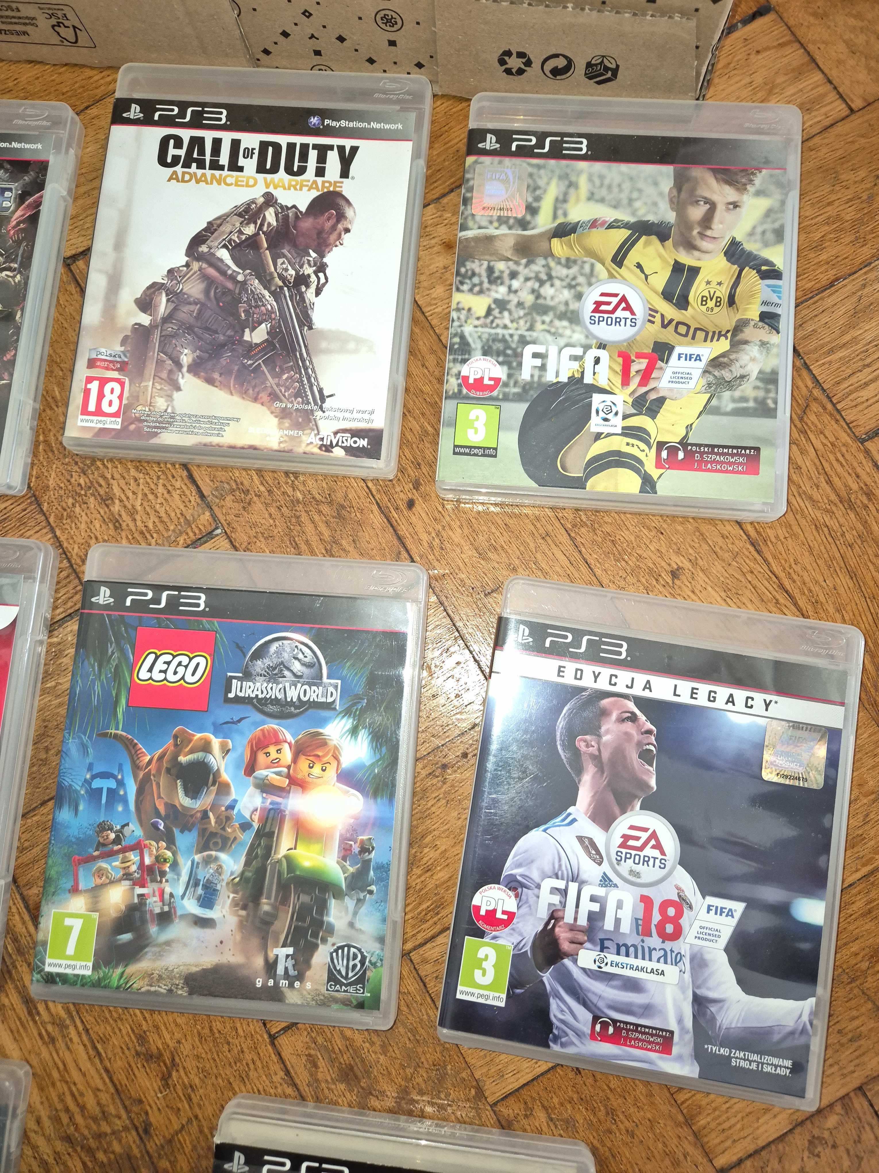 Gry na PlayStation3 zestaw 10 sztuk