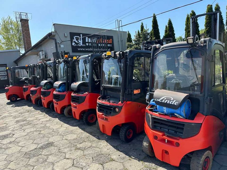 WÓZEK widłowy LINDE H16T ROK 2017 Triplex GAZ półkabina