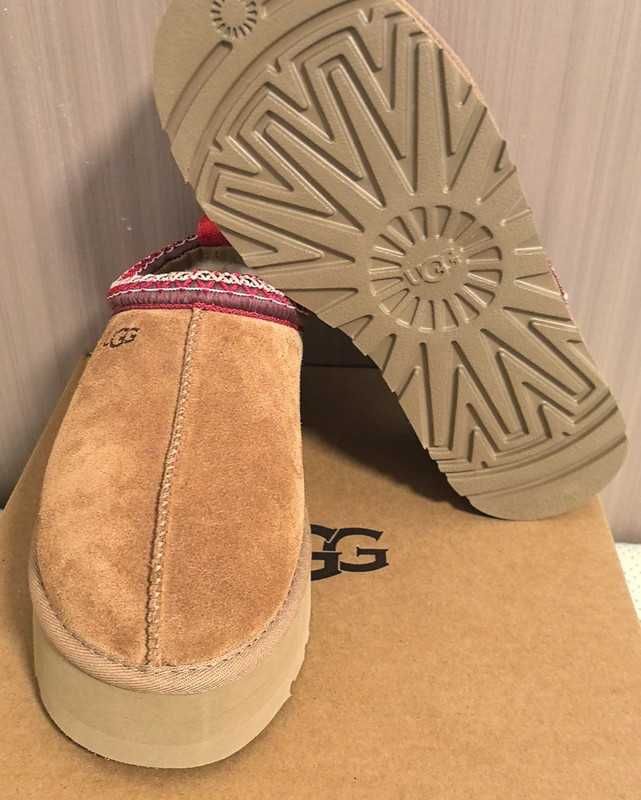 Ugg Tazz Tasman Platform Slippers Chestnut 39
