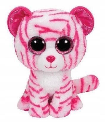 Beanie Boos Asia - Biało-różowy Tygrys 14,5cm, Ty