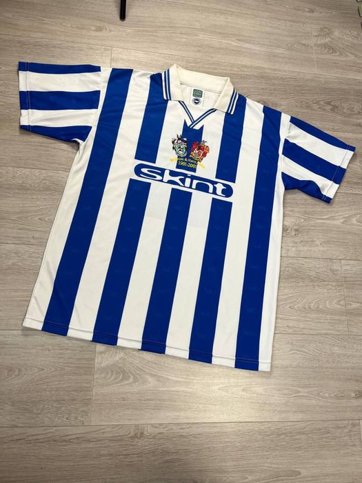 Мужская футбольная футболка поло Score Draw Brighton hove Albion 2001