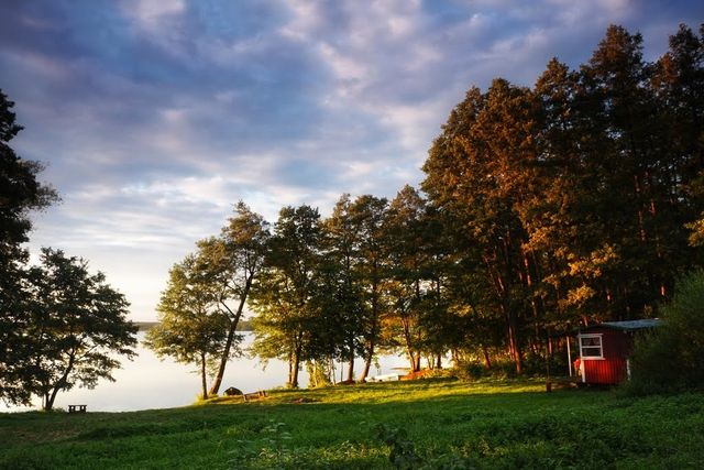 Jezioro Wulpińskie - piękna dzialka