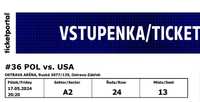 Bilet Polska - USA Hokej Czechy 2024 Ostrawa