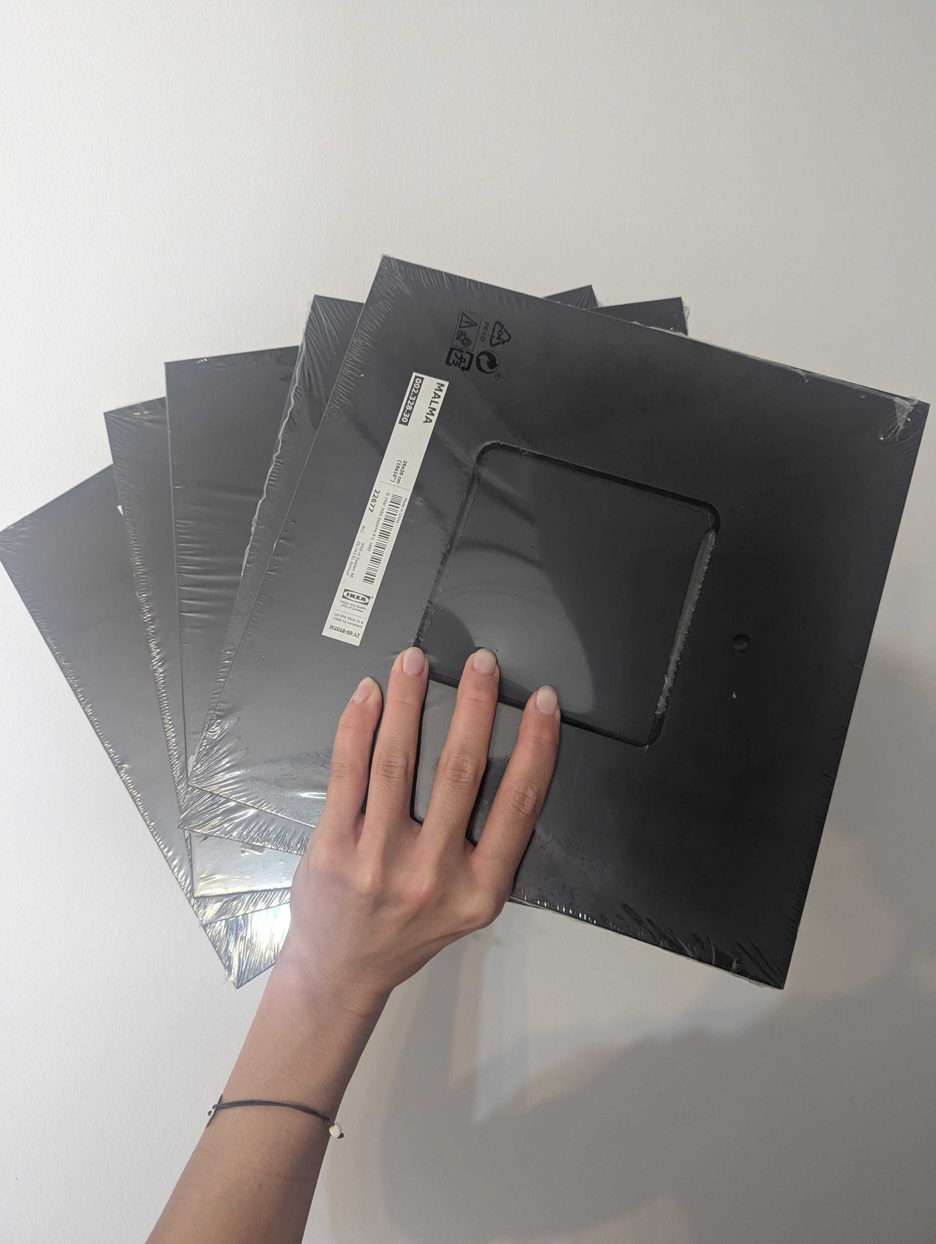 Espelhos pretos IKEA Novos - Conjunto de 4