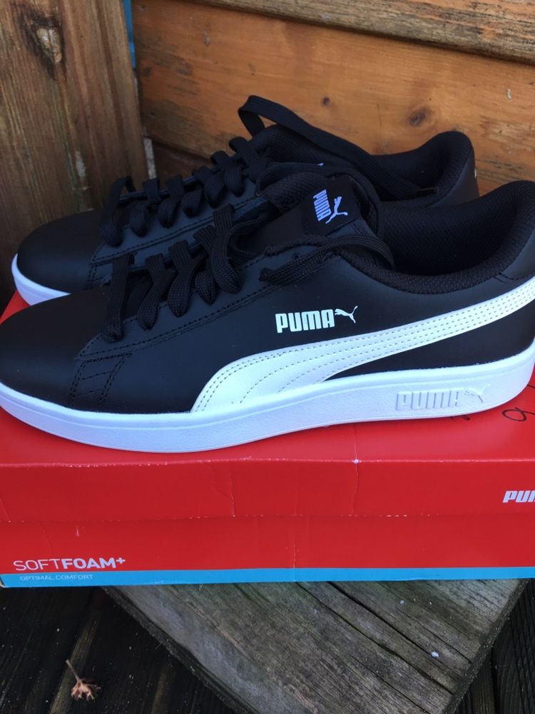 Tenis Puma preto pele 41