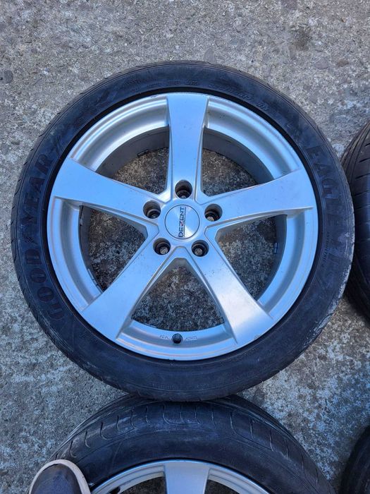 Alufelgi 17 cali 5x112 VW, SKODA, AUDI, SEAT z oponami letnimi.