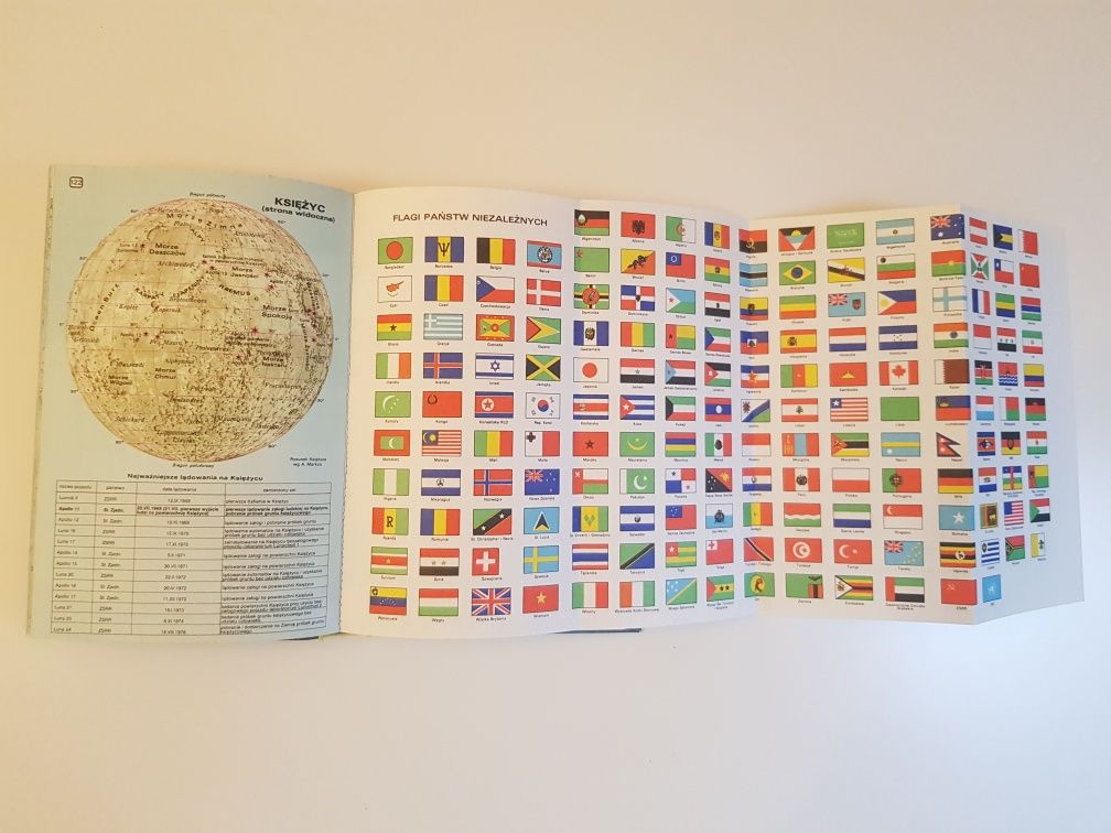Popularny atlas Świata wydanie 1990 r