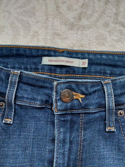 Фірмові джинси скінні Levi's, 721 high rise skinny W31 L30