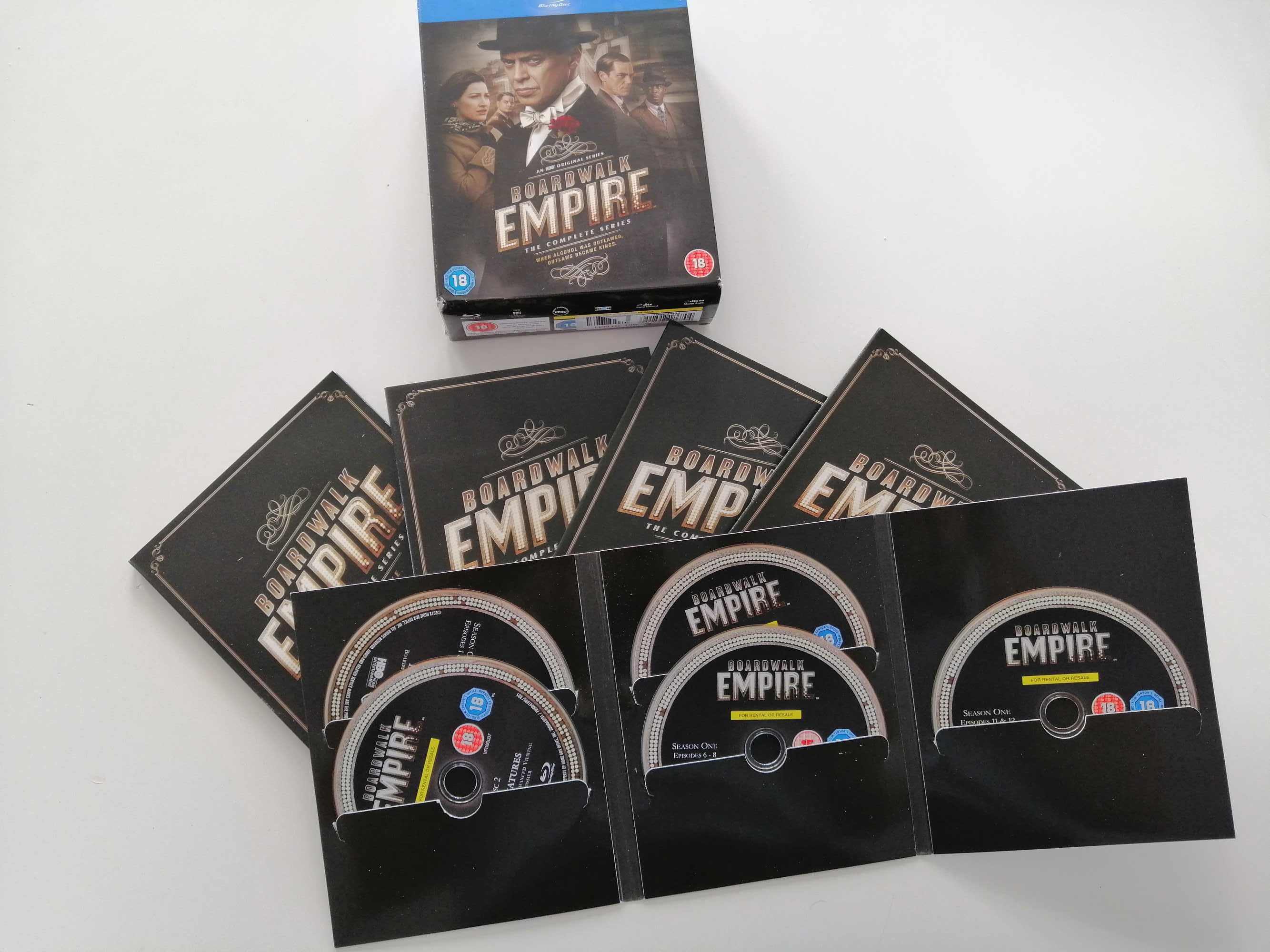 Komplet 5 sezonów BOARDWALK EMPIRE Zakazane Imperium BOX na Blu ray !