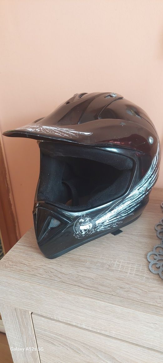 Kask Enduro czarny