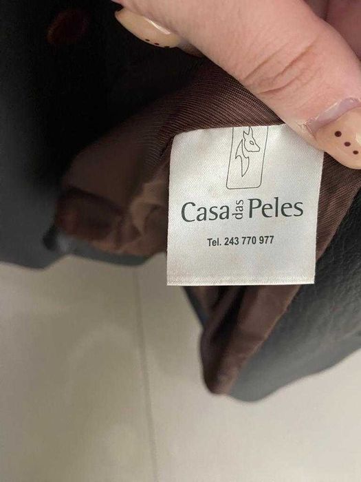 Casaco homem em pele