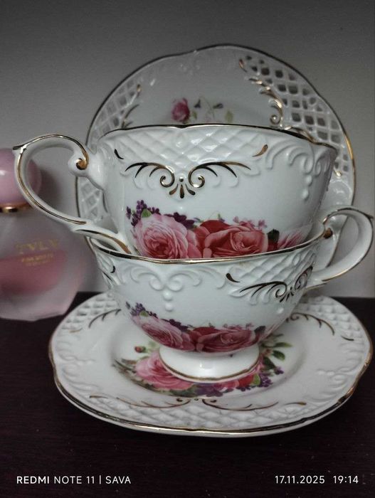 Порцелянова кавова(чайна) двійка Bona Di.