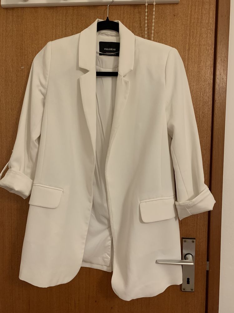 Blazer branco - Pull&Bear