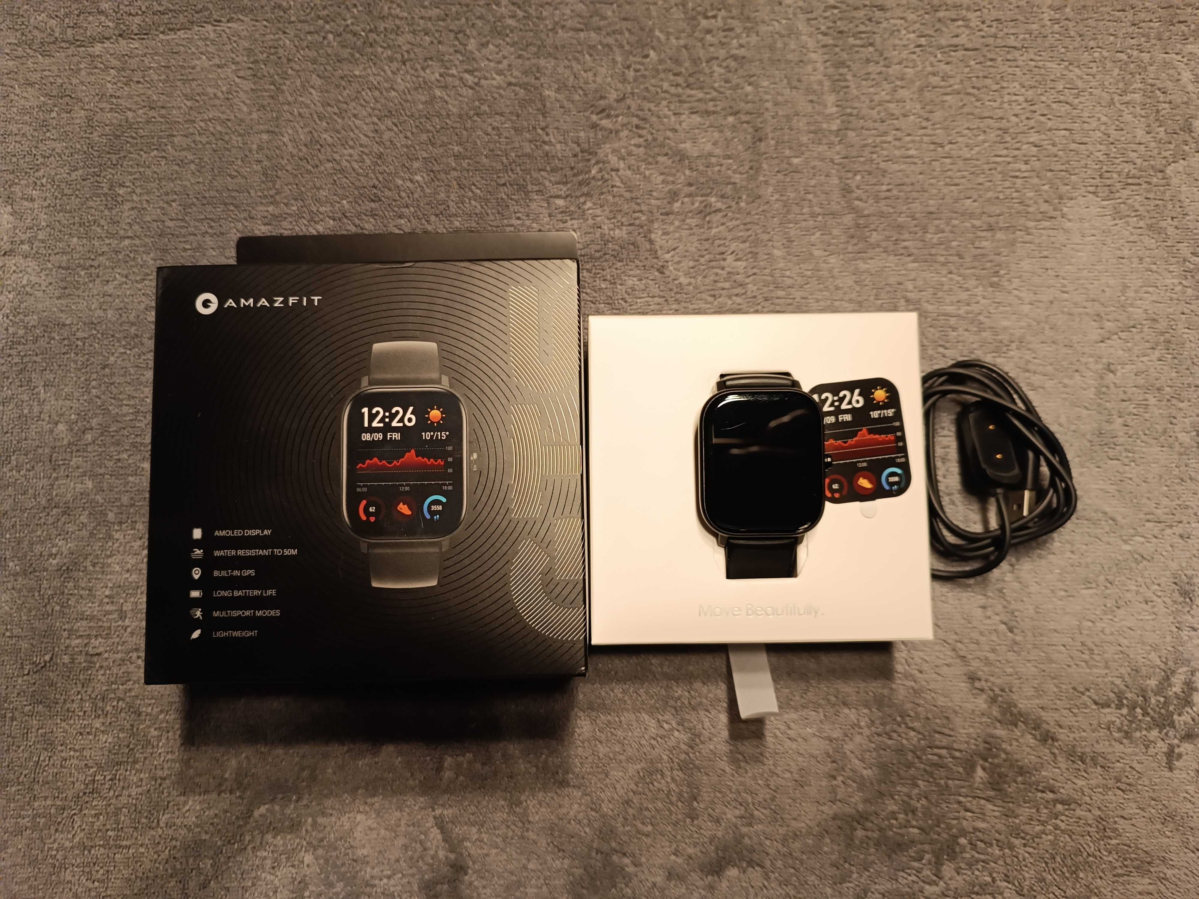 Smartwatch Xiaomi Amazfit GTS Obsidian Black