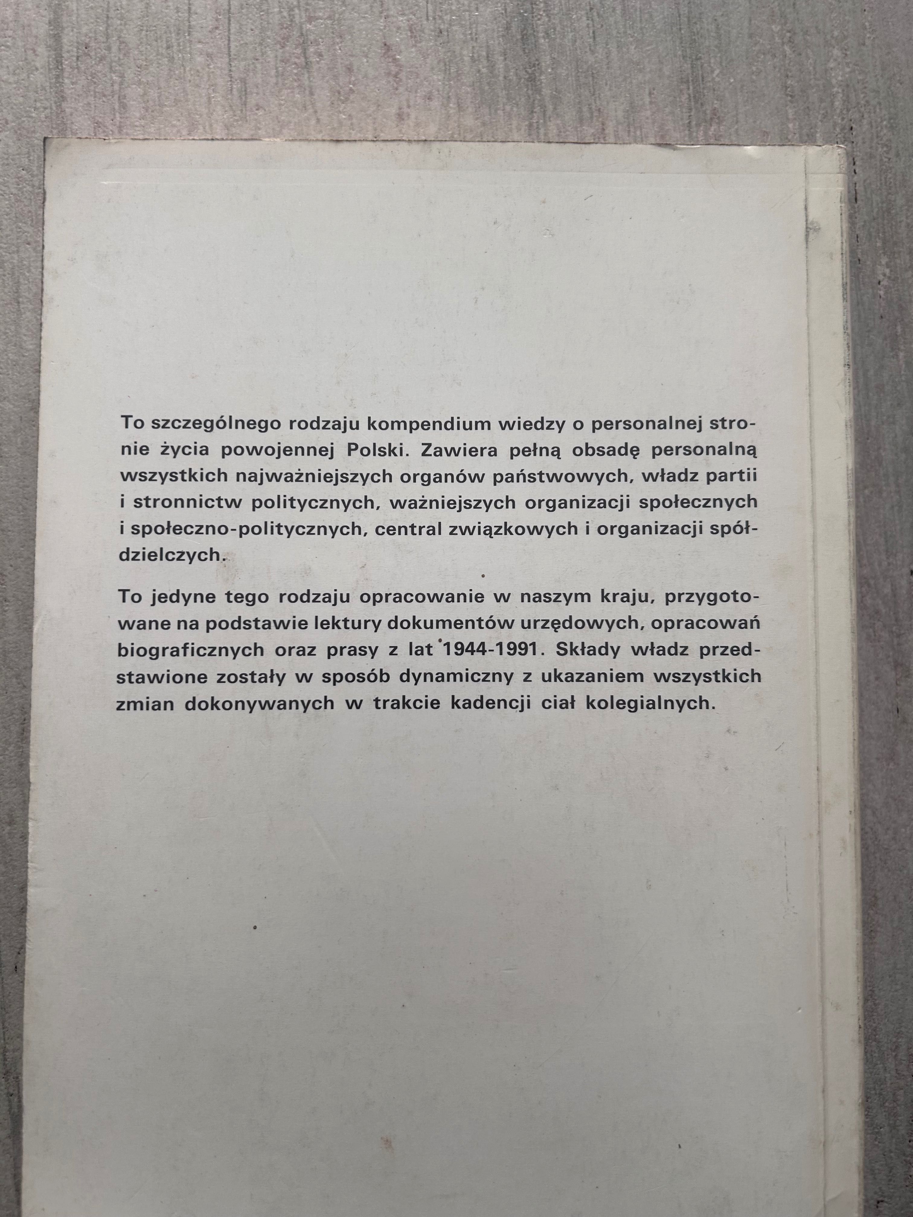 Ludzie władzy 1944 – 1991 Tadeusz Mołdawa