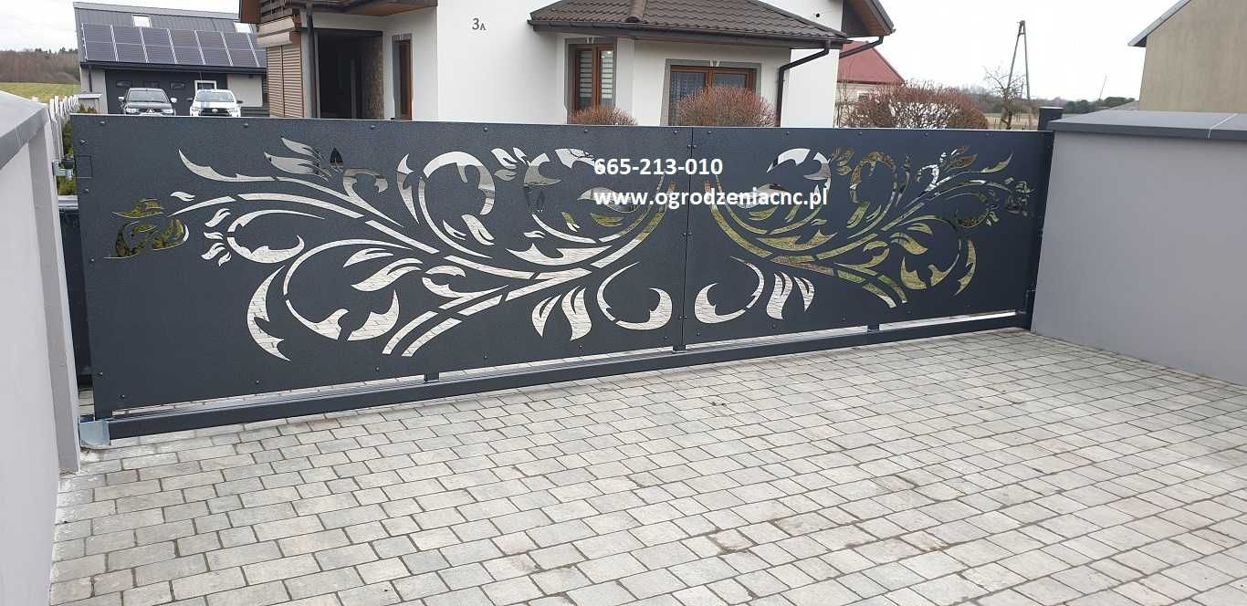 Ogrodzenie aluminiowe aluminiowo-stalowe nowoczesne