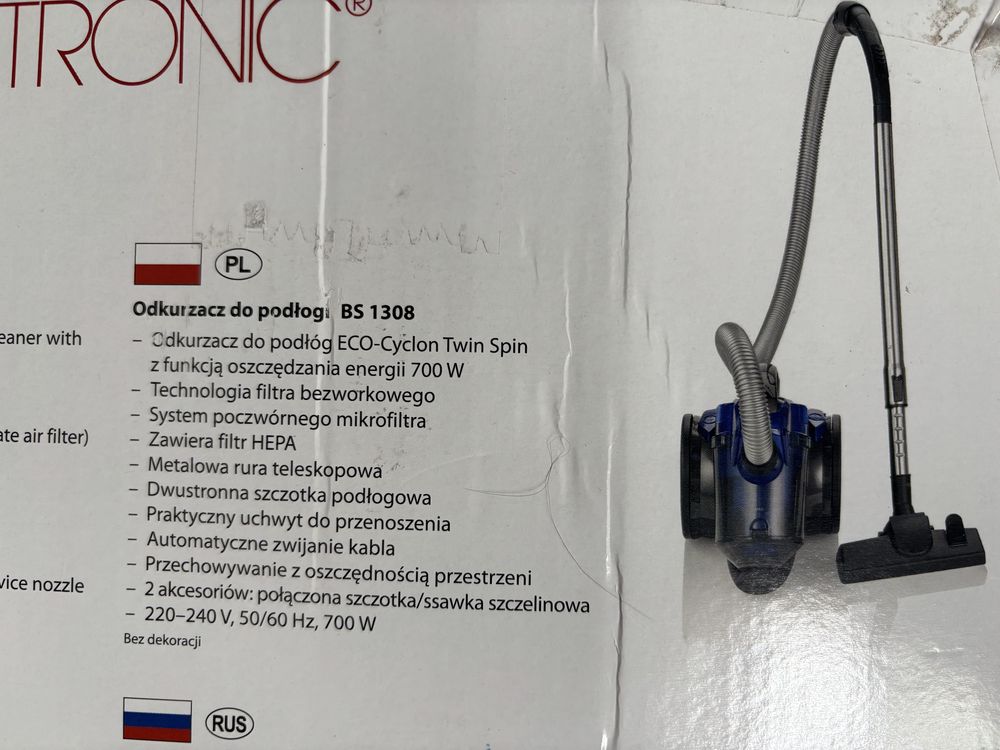 Odkurzacz Clatronic  BS1308 / 700W - jak nowy!