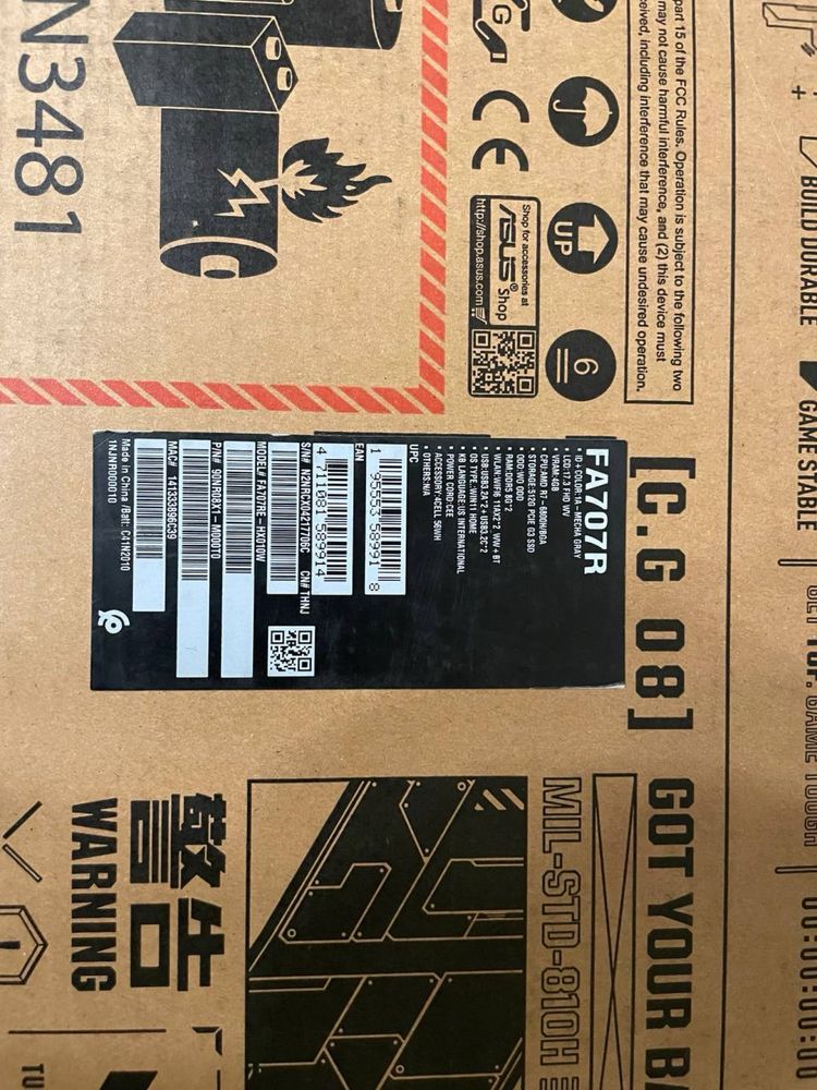Ігровий Ноутбук Asus TUF Gaming A17 Fa707RE