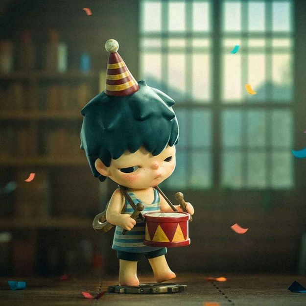 POPMART Hirono Mime Blind Box oryginał