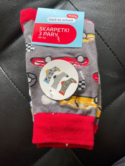 Kolorowe skarpetki Eloy - rozmiar 40-42 - nowe