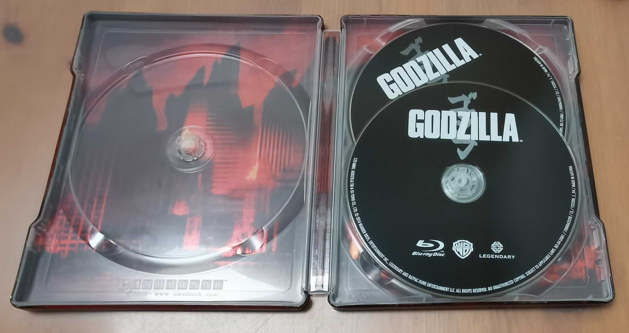 Godzilla (2014) (blu ray + blu-ray 3d) (steelbook)