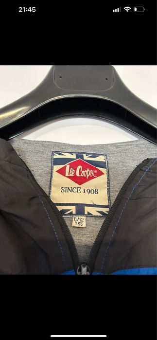 Casaco corta vento com capuz Lee Cooper tamanho 11/12 anos