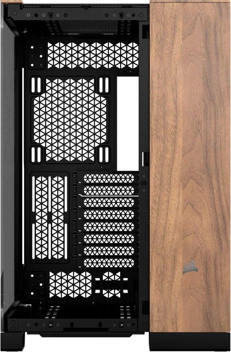 Корпус Corsair 6500X Mid-Tower Black/Walnut Wood