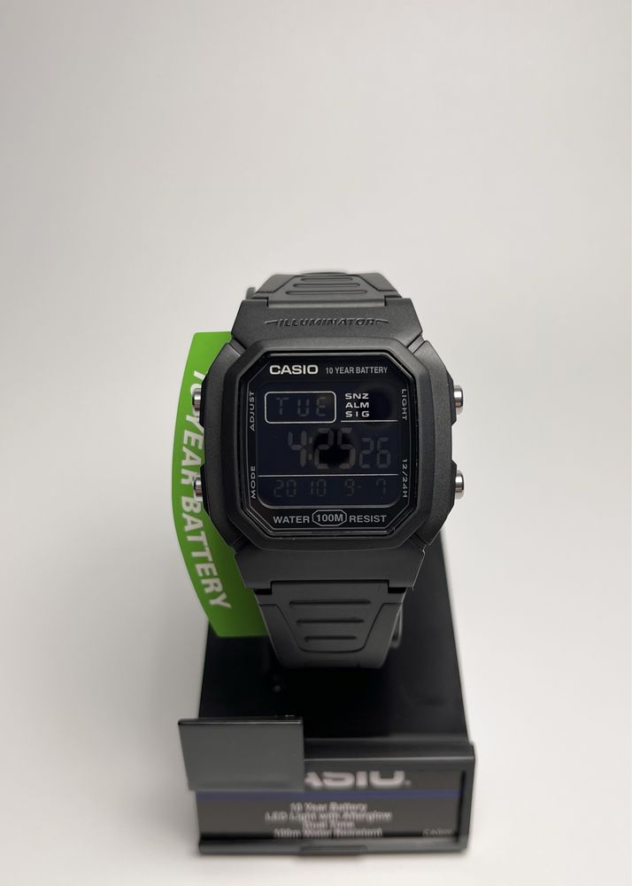 Годинник casio w-800h-1bvcf, годинник спортивний касіо, касио