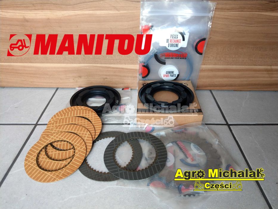 Tłok , tarczka, uszczelniacze  części skrzynia Manitou