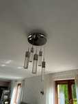 Komplet lampa wisząca  + 3 kinkiety ścienne