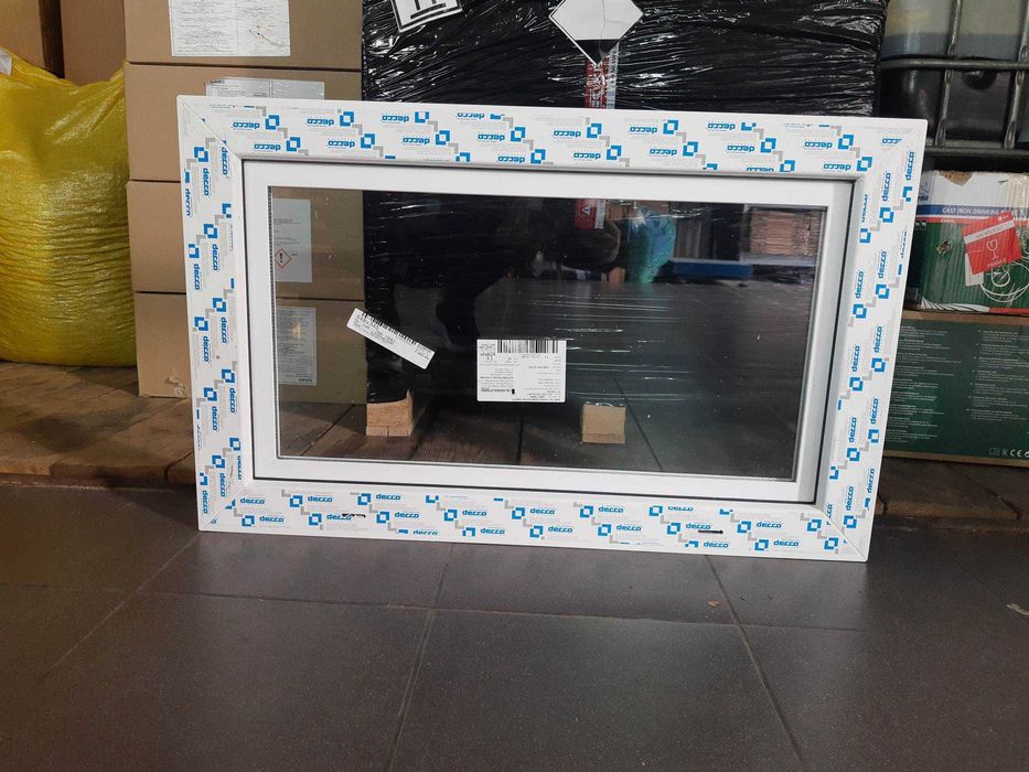 Inwentarskie Okna_ gospodarcze okno uchylne przemysłowe PCV NOWE