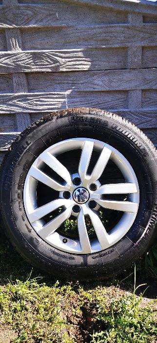 VW,5X112''CEVHER''+opony DUNLOP wielosezon 215/55/16 2016,bieżnik 8mm