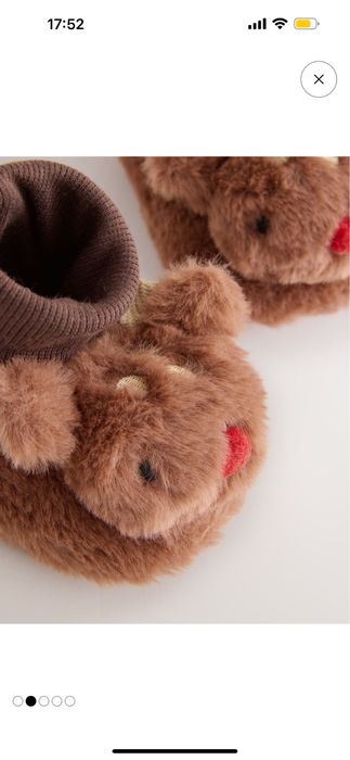 Капці різдвяні дитячі NEXT нові