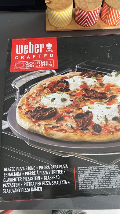 Pedra para pizza grelhador Weber