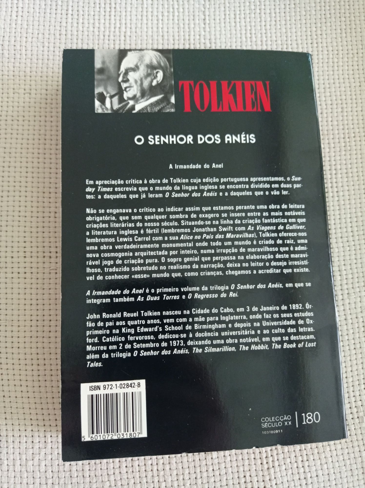 O senhor dos anéis - livro 1 - a irmandade do anel