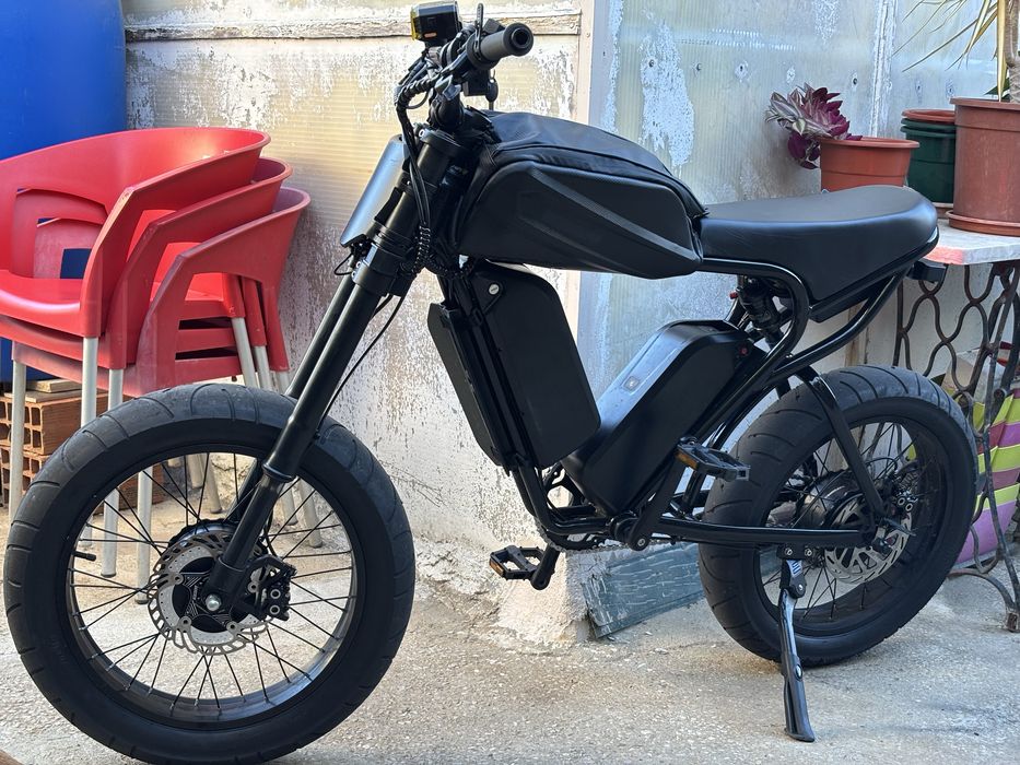 Bicicleta eletrica dois motores 1000W duas baterias 52V