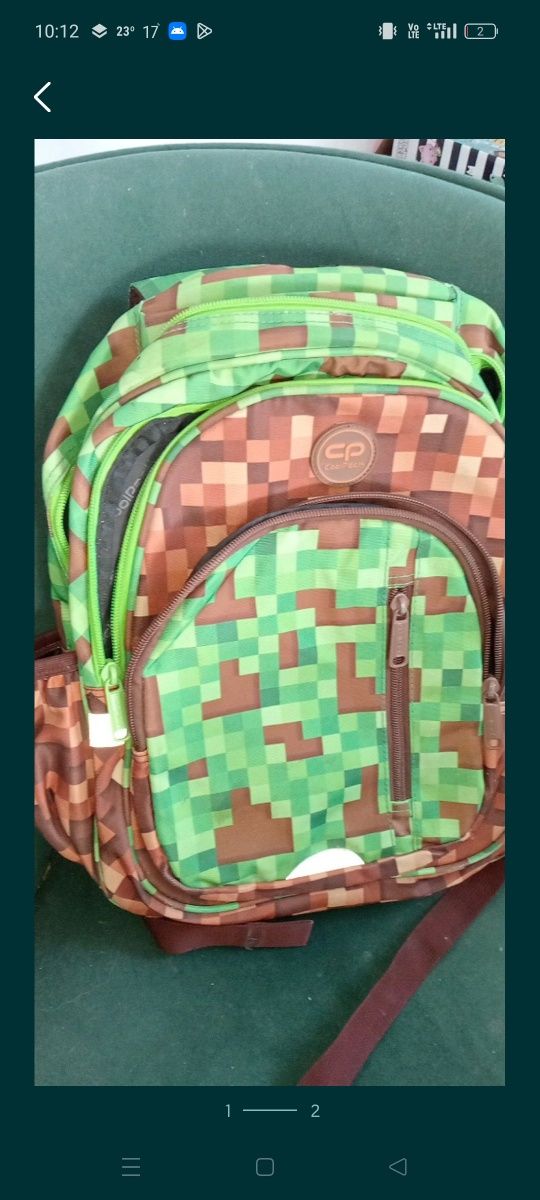 Plecak game Ala Minecraft klasa 1-3