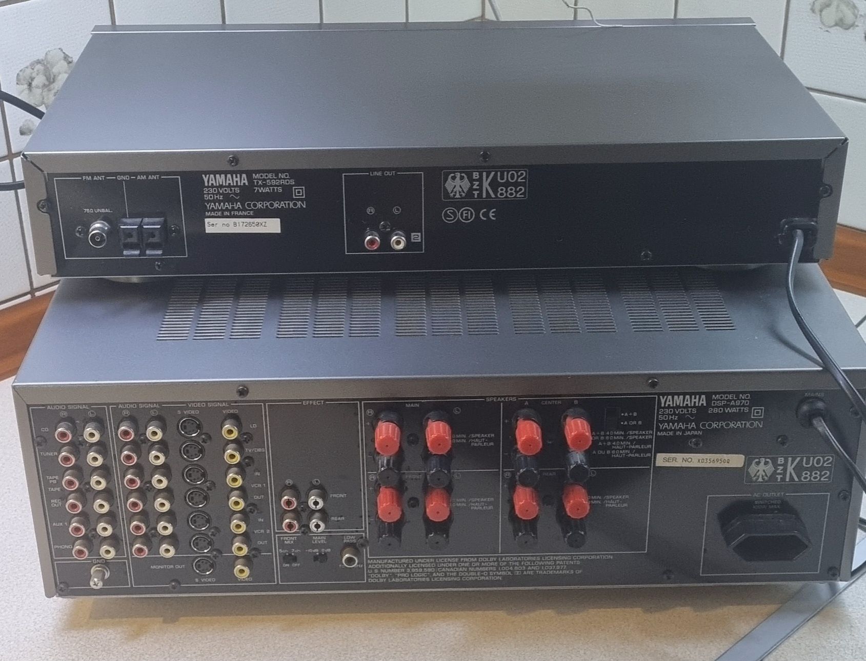 Yamaha amplituner pilot wysoki model kolor tytan