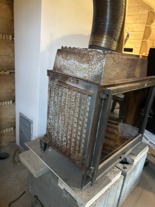 Kominek 14 kw + rura nierdzewna do komina