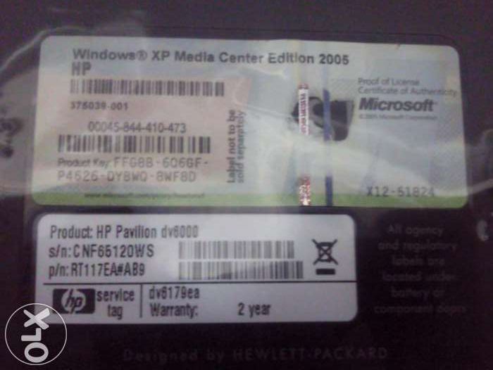 Carcaça da parte de baixo do Portátil HP Pavilion DV6000