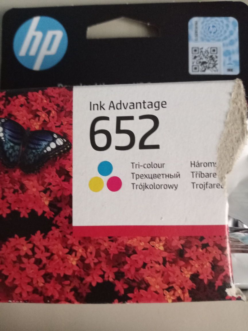 Tusze HP INK advantage color+black