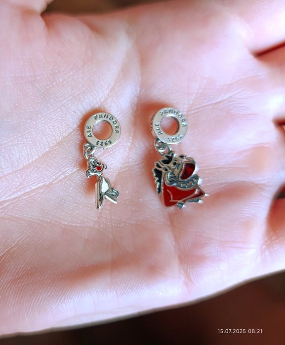 Charms zawieszka Timon i Pumba Król Lew Disney do pandora