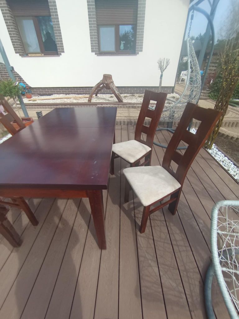 Stół do salonu/jadalni+6 krzeseł