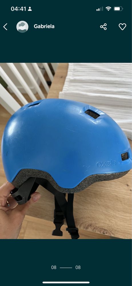 Kask decathlon rozmiar xs niebieski